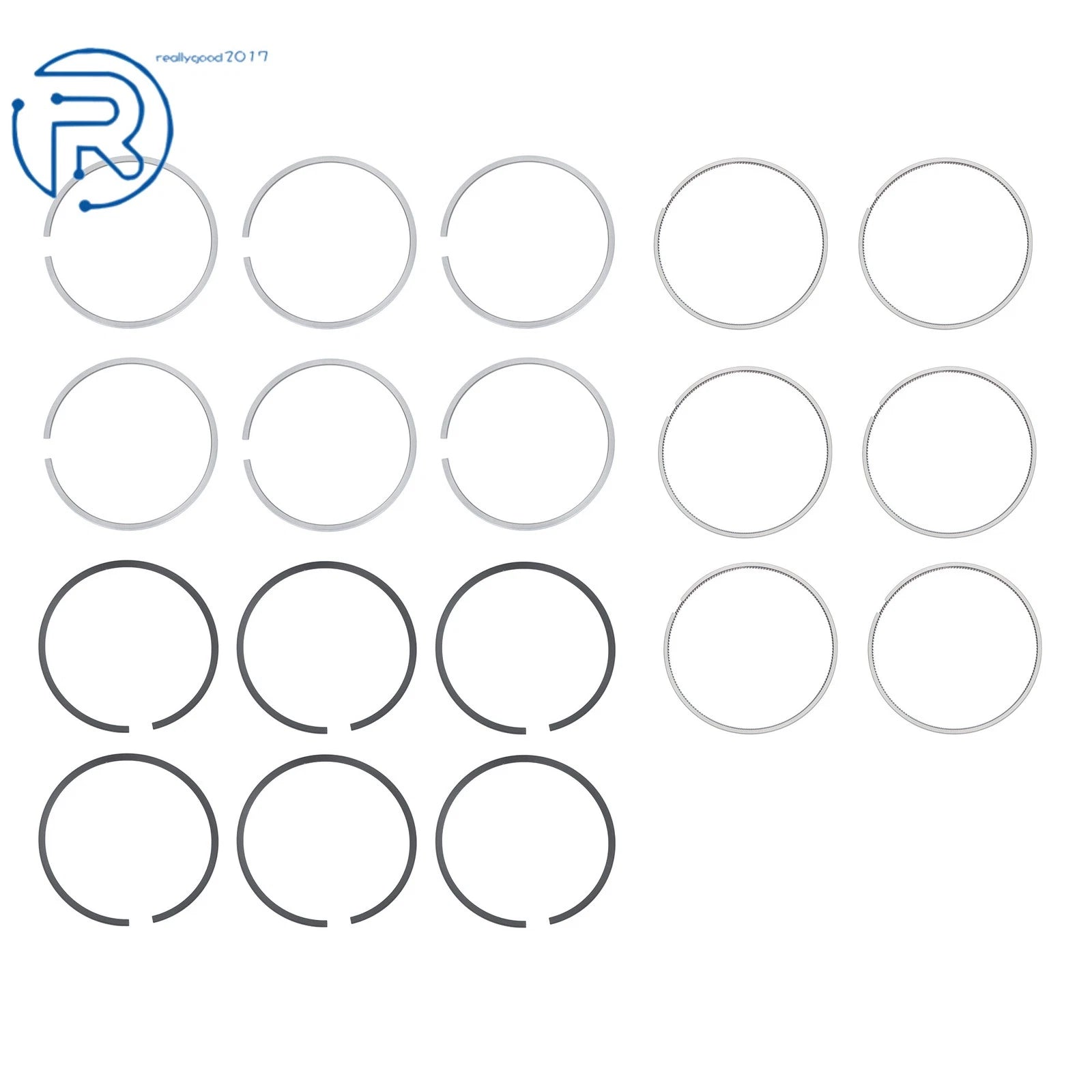 Piston Set with Ring Kit for Jeep RAM 1500 3.0L V6 Diesel (2014-2022)