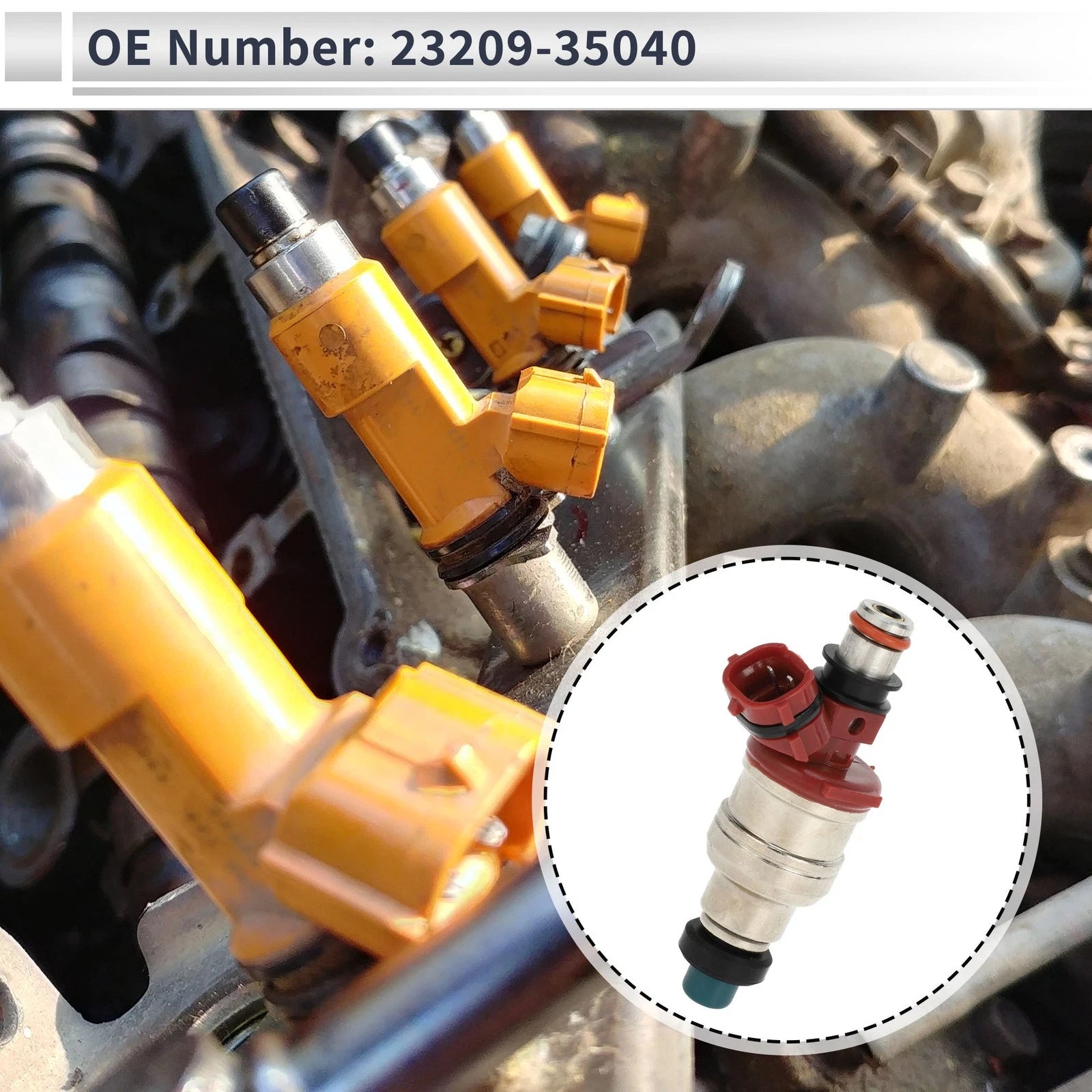 Fuel Injector No. 23209-35040 for Toyota 4Runner SR5 (1984–1989)