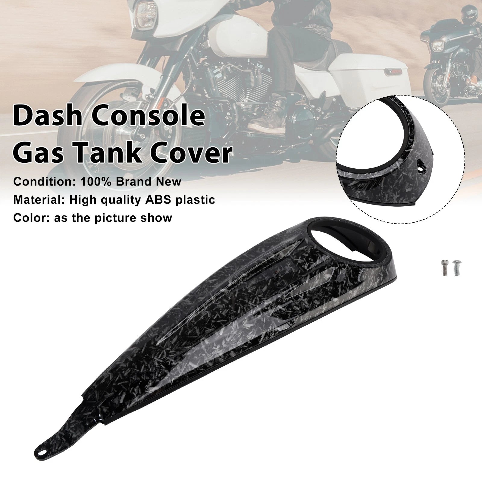Dash Console Gas Tank Cover for Harley Touring Road Glide / Street Glide (2023–2025)