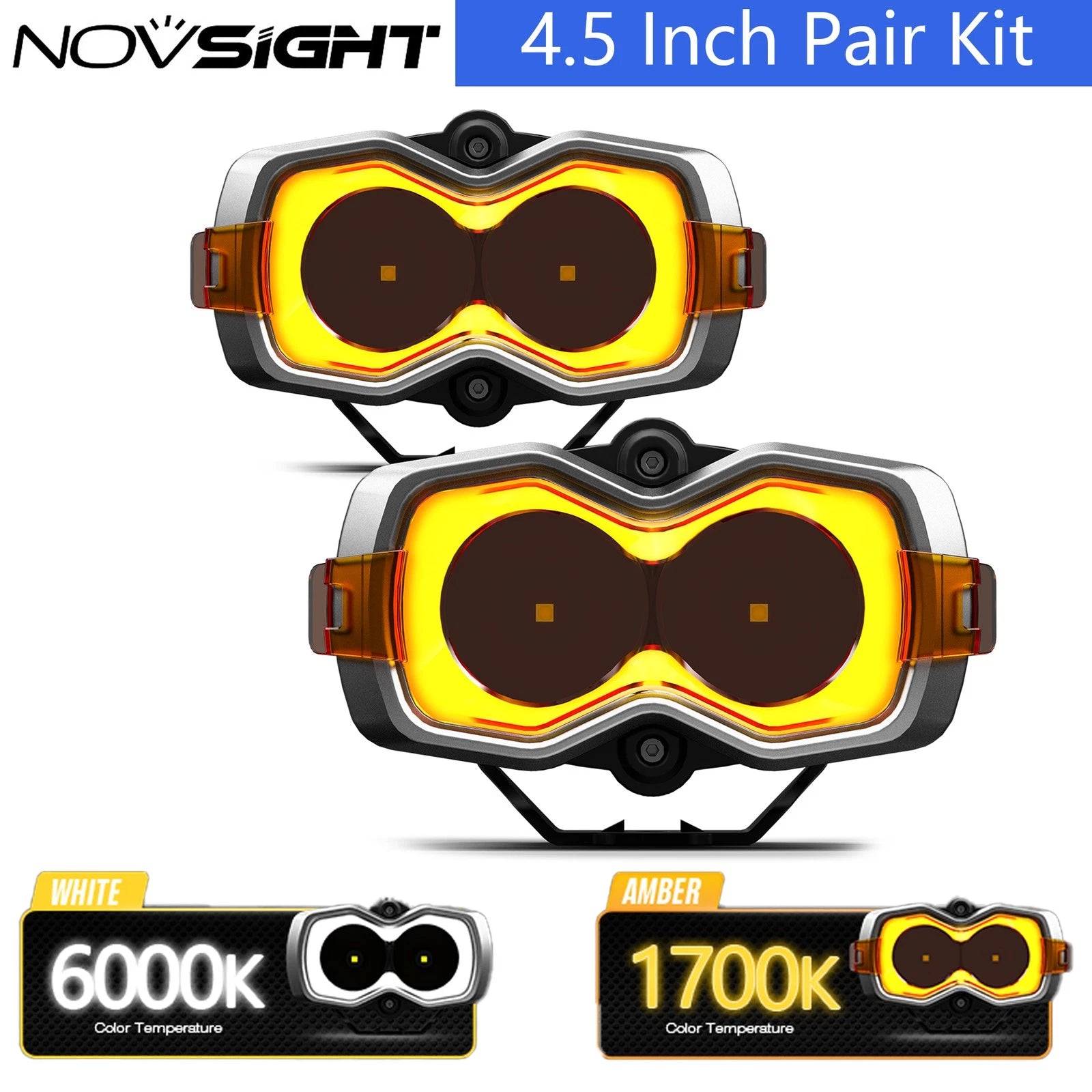 4.5" LED Work Light Bar for Truck SUV ATV (Offroad)