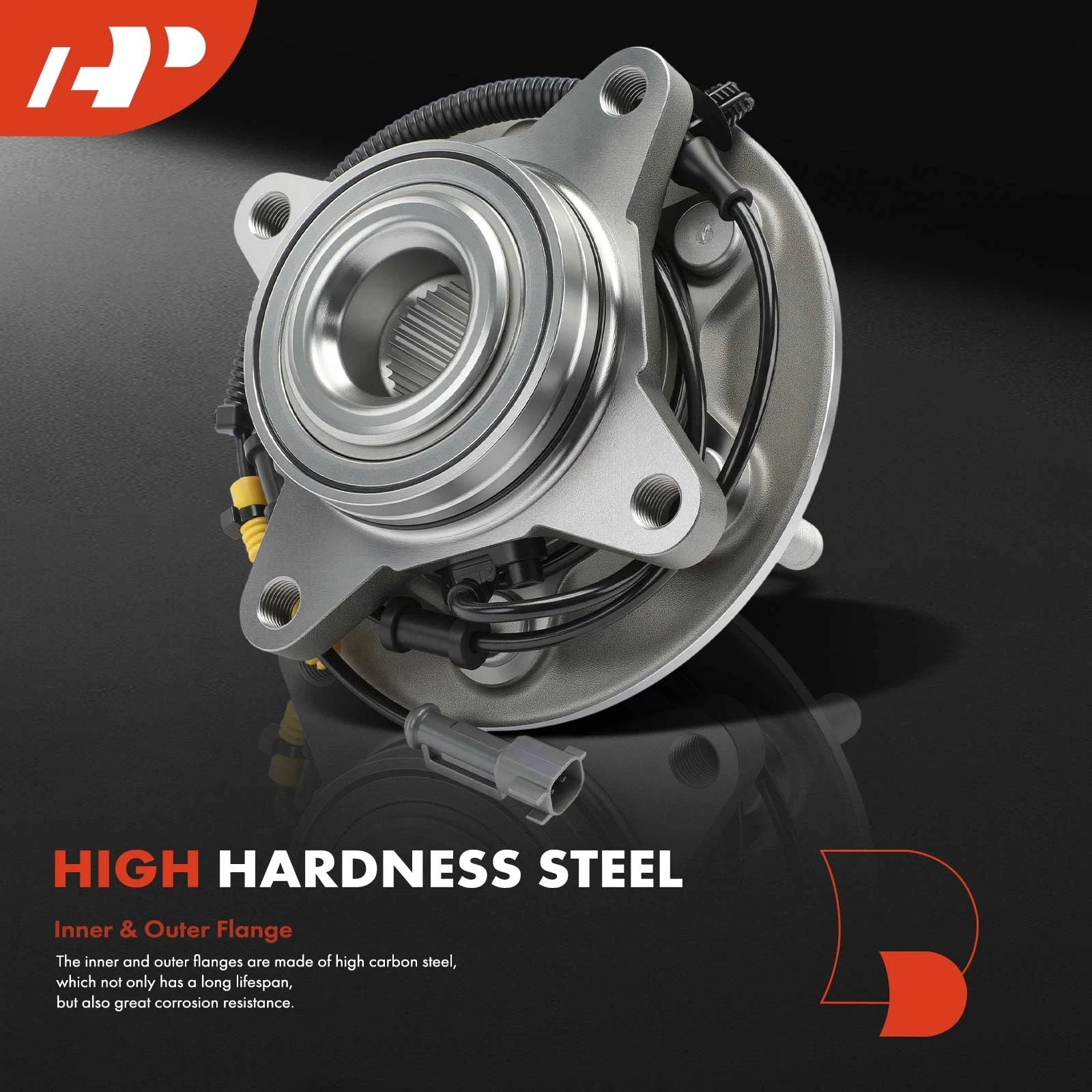 Front Wheel Hub & Bearing Assembly with ABS for Ford F-150 (2022–2023)