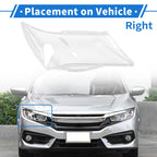 Headlight Lens Cover for Honda Acura (2007–2013) PC Clear