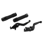 Black Extendable Brake Clutch Levers & Grips for BMW F900 F900R (2020-2023)