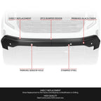 Front Bumper Impact Bar for GMC Sierra 1500 Limited (2022–2026)