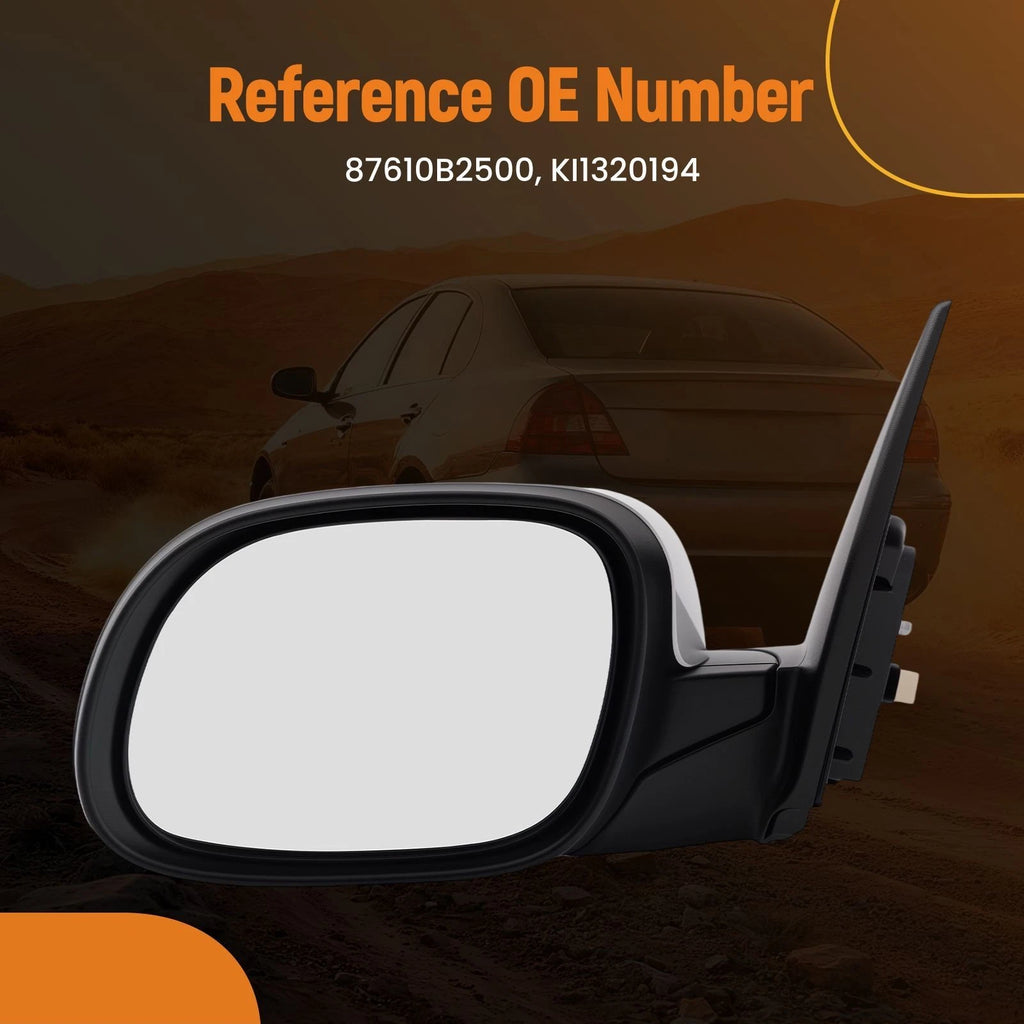 Driver Mirror for Kia Soul (2014–2019) Manual Fold Power KI1320194