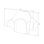 King Trunk Passenger Backrest for Harley Touring Electra Street Glide (2014–2025)