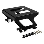 Matte Chopped Trunk Backrest Solo Mount Rack for Harley Low Rider (18-25)