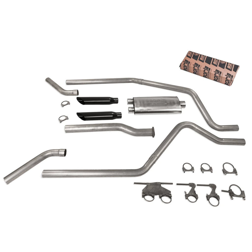 Dual Exhaust for Dodge Ram 1500 (2019–2025) 2.5" Borla Pro Black