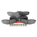 Set of 4 Akebono Severe Duty Front Disc Brake Pads for Ford F-250 F-350 (2005–2023)