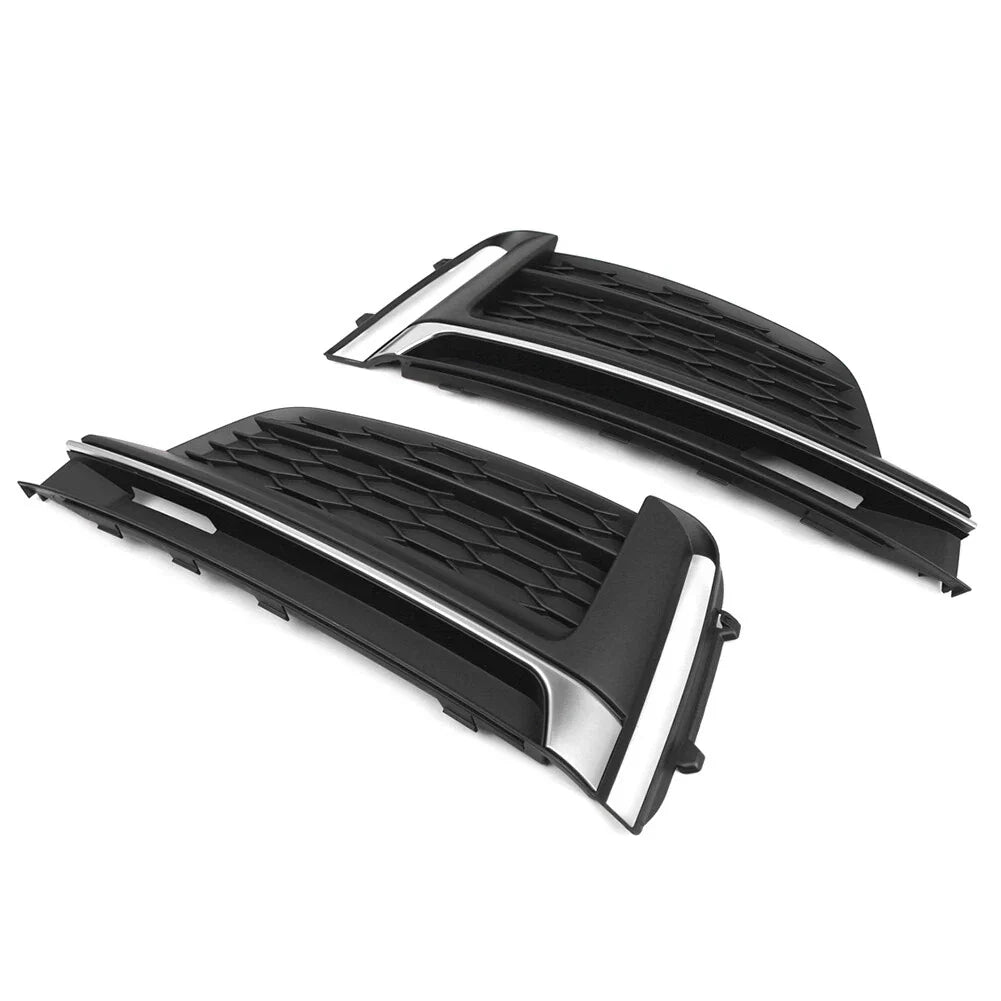 Front Bumper Fog Light Grill Bezel Cover for Audi A5 S5 (2017-2020)