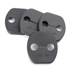 4 x Door Lock Cover Pad Guard for Nissan Qashqai (2008-2013) Black ABS