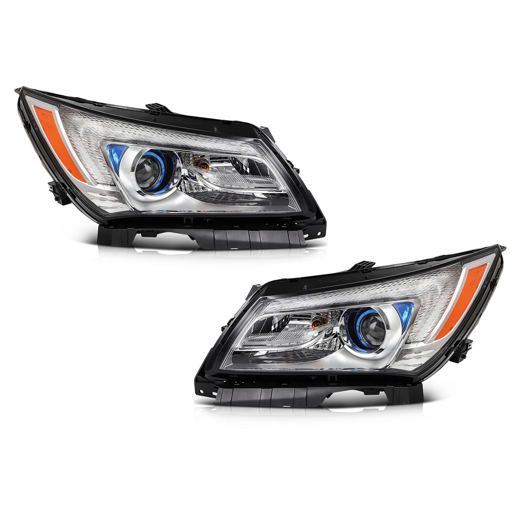 Halogen Headlight Pair for Buick LaCrosse (2014–2016) w/o Bulbs, LED DRL