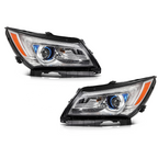 Halogen Headlight Pair for Buick LaCrosse (2014–2016) w/o Bulbs, LED DRL