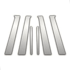 6Pc Chrome Pillar Post Covers for Jeep Compass (2007–2016)