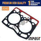 2D92 Engine Full Gasket Kit for Komatsu PC02-1 PC04-1 Excavator (Fit 2D92-2)