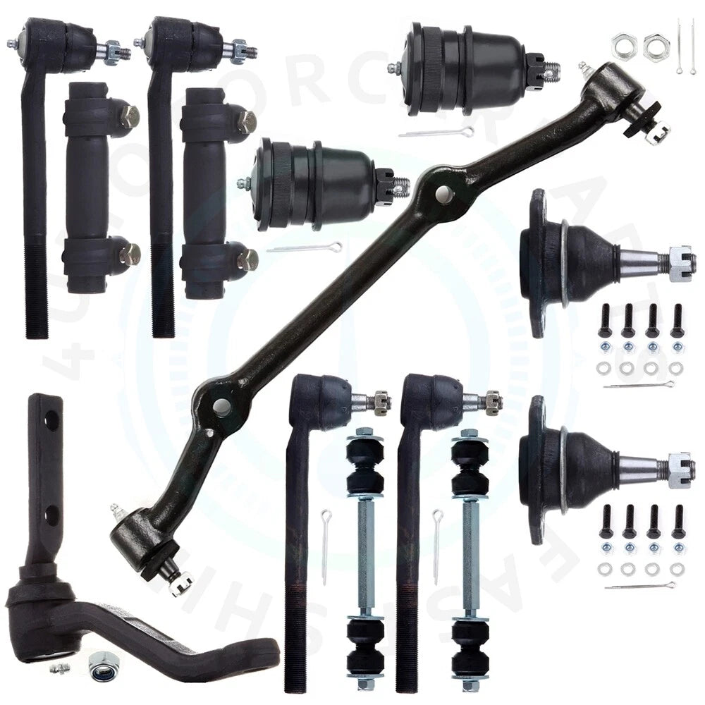 14pc Front Ball Joint Tie Rod Sway Bar for GMC Jimmy Sonoma Blazer S10 (1995–2005)