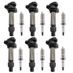6X Ignition Coil + 6X Spark Plug Set for Cadillac CTS 3.6L 3.0L (2008–2019) UF569