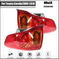 Set of 2 Outer Brake Lamp Tail Lights for Toyota Corolla (2009â2010)
