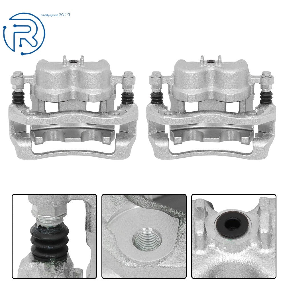 2X Brake Caliper with Bracket for Hyundai Santa Fe XL (2007-2016)