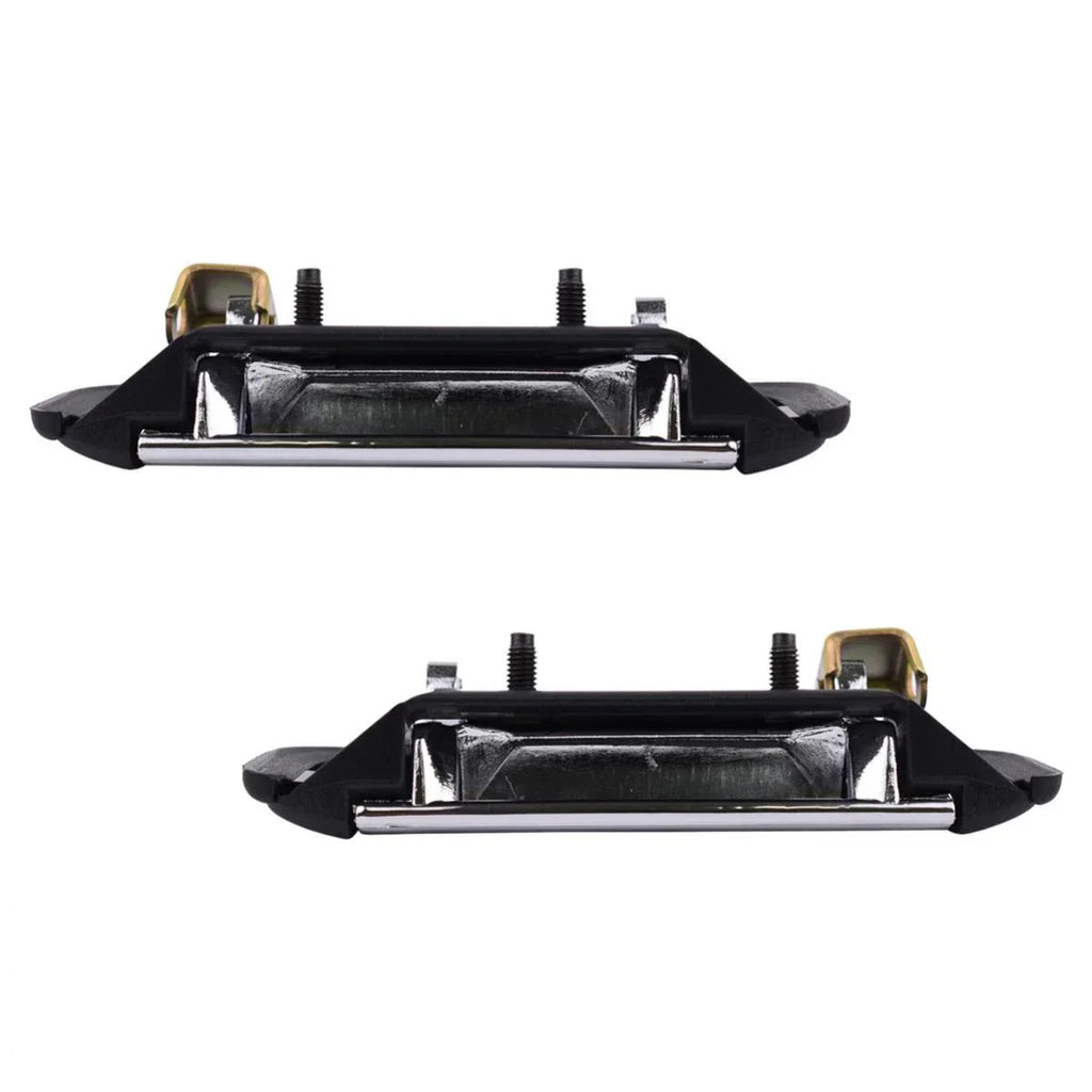 L+R Outer Door Handles Chrome Fits Mitsubishi Triton L200 UTE Truck 1996-05 DE