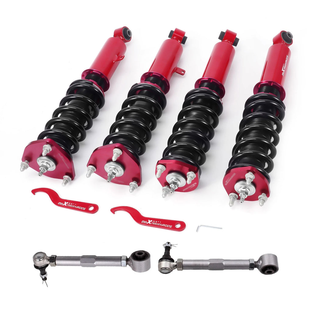Coilovers & Adjustable Rear Toe Arm Kit for Lexus GS300 GS400 GS430 (1998–2005)