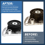 Belt Tensioner for Audi A4 (1997–2001) L4 1.8L No. 058260511 Metal 1 Pc
