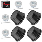 4x Wheel Center Cap w/ Nut for Honda Rancher 420 (2015–2024)