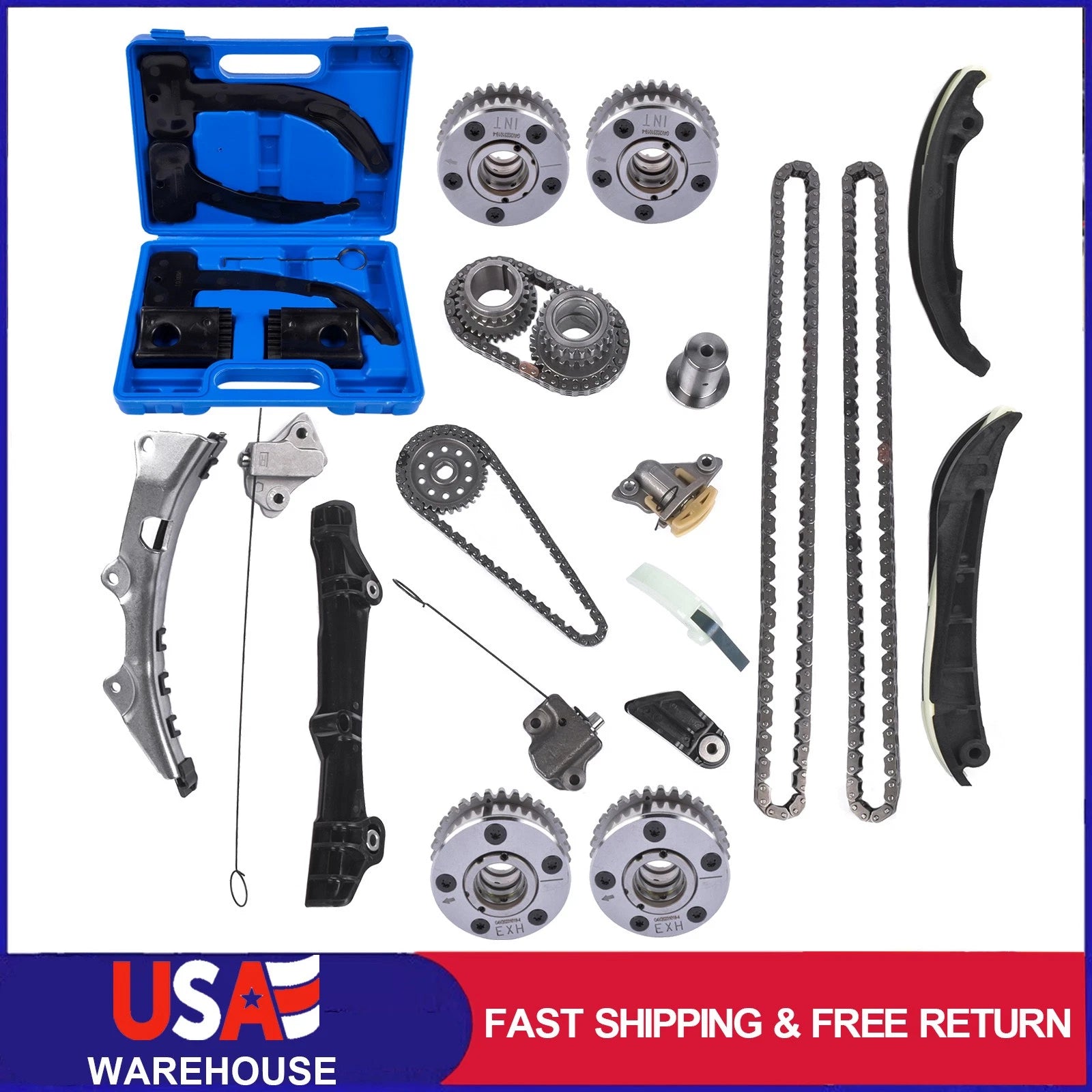 Timing Chain VVT Gear & Tool Kit for Dodge Ram Chrysler 3.6 (2011–2015)