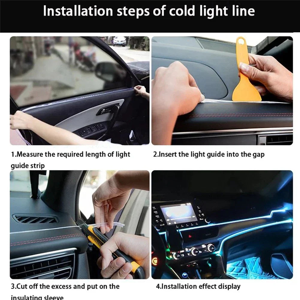 LED Interior Atmosphere Strip Lights for M Car (USB, )