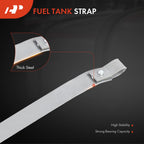 2X Steel Fuel Tank Straps for Buick Skyhawk (1982–1989) Skylark (1986–1991)