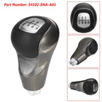 6-Speed Gear Shift Knob with Gaiter Cover for Honda Civic (2006–2011)