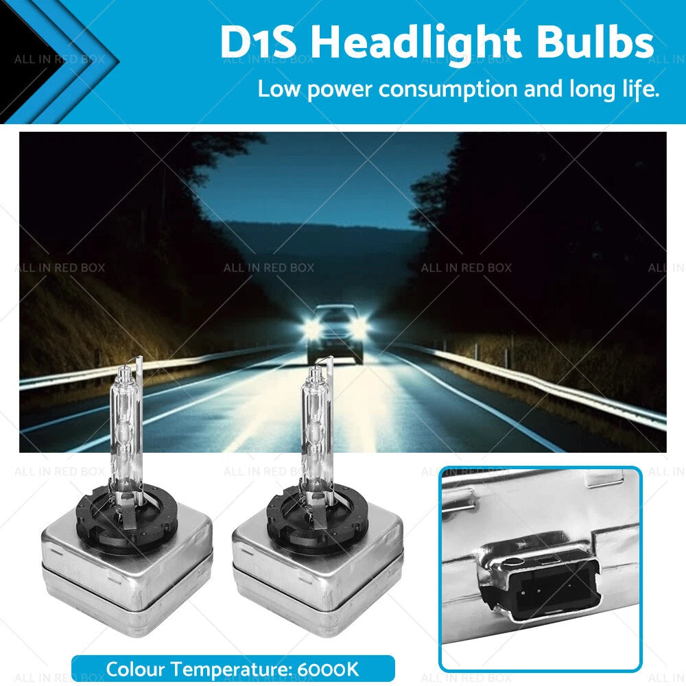 2X D1S HID 6000K Xenon Headlight Bulbs for BMW Mini Audi Volkswagen