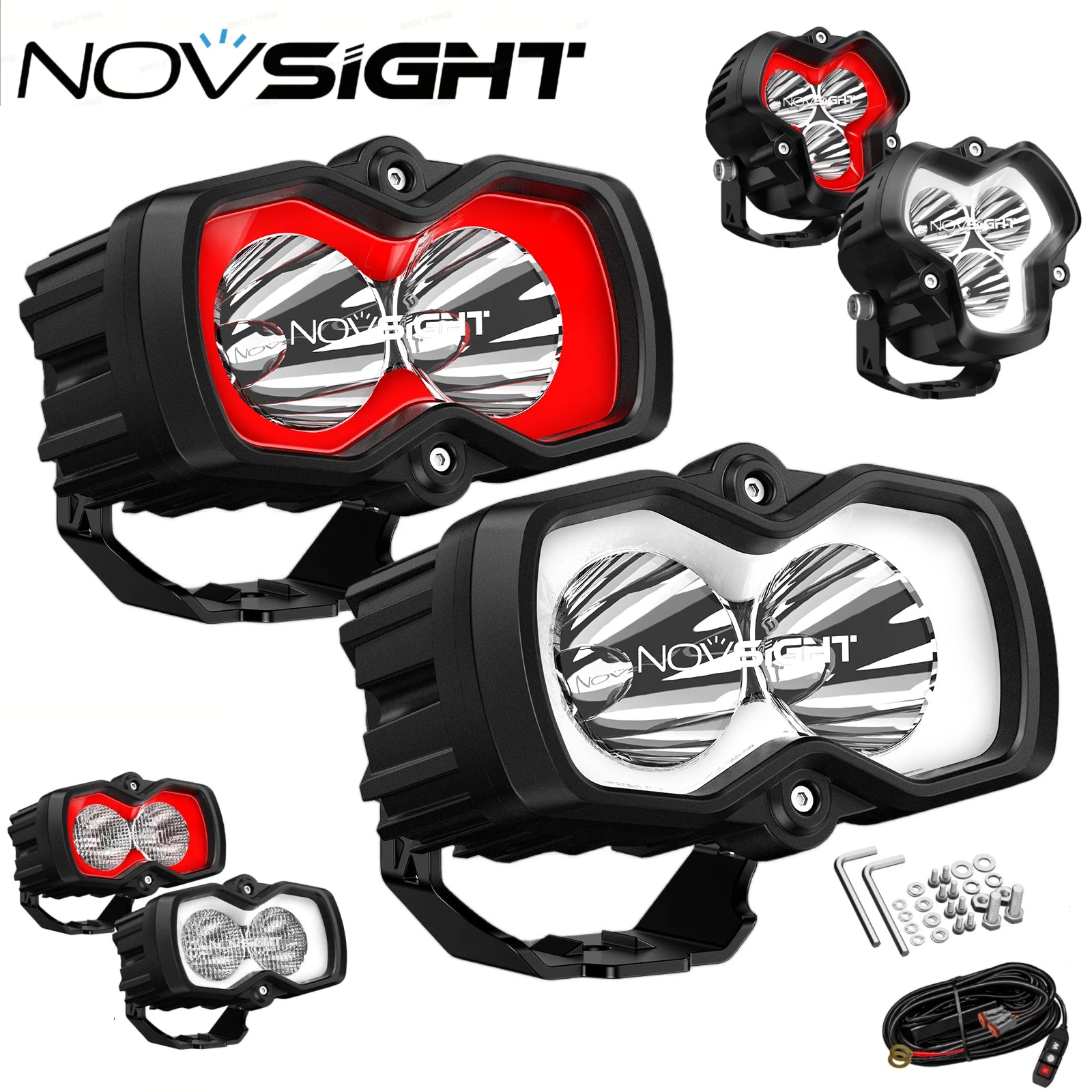 2X LED Pod Work Lights for Jeep Truck SUV (Off Road)