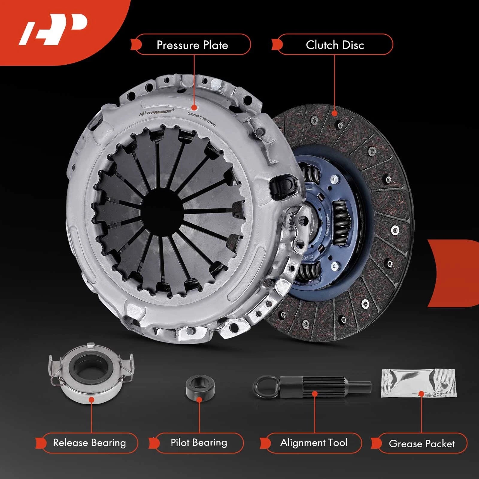 Clutch Kit for Toyota Corolla Matrix Pontiac Vibe (2005-2006) (2003-2006)