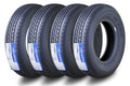 Set of 4 Trailer Tires ST175/80R13 8 Ply LR D Speed M with Scuff Guard