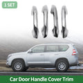Car Door Handle Cover Trim for KIA Seltos (2019–2023) Silver Tone