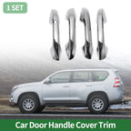 Car Door Handle Cover Trim for KIA Seltos (2019–2023) Silver Tone