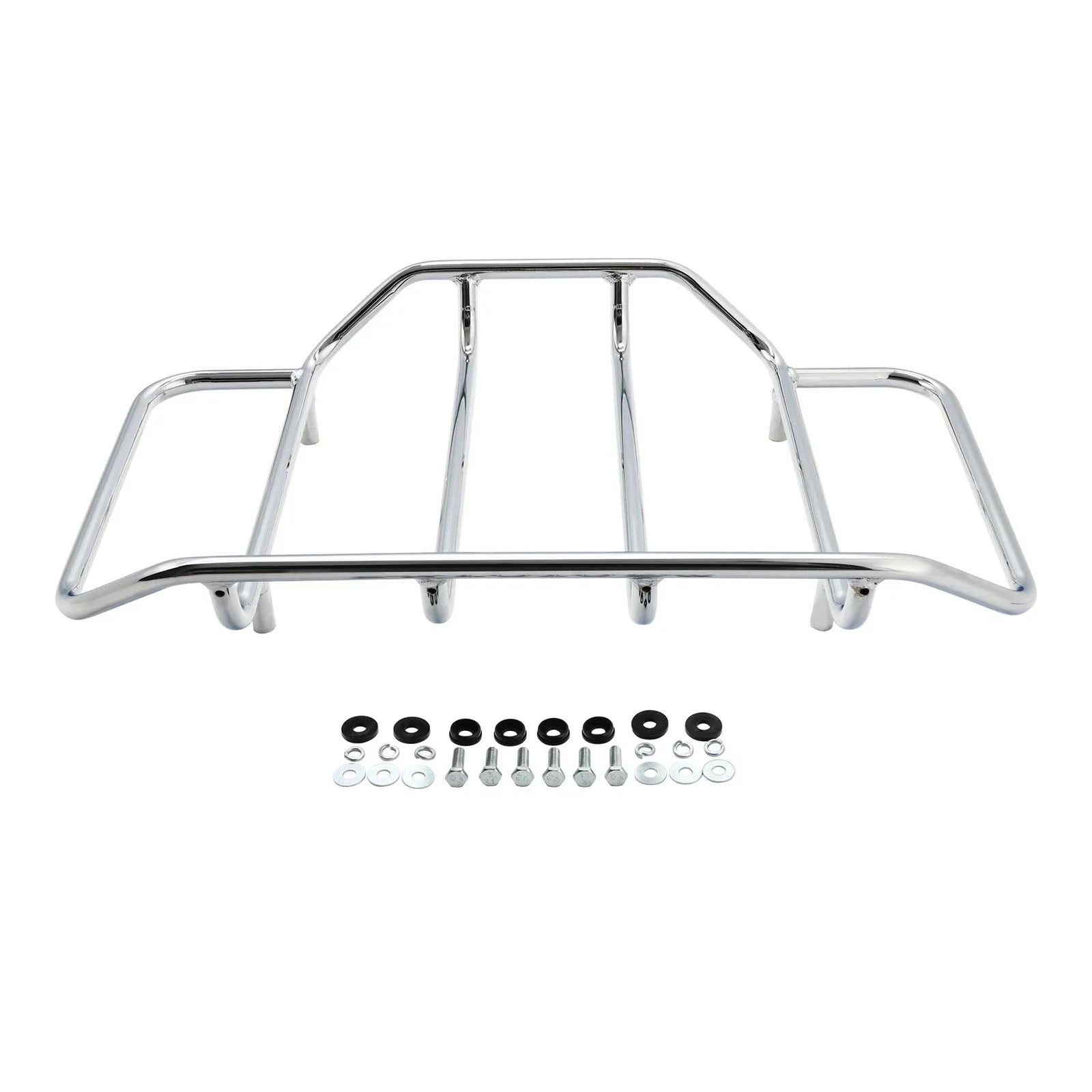 Chrome Luggage Top Rack for Harley Touring Road Glide FLHR FLHX (1984-2024)
