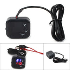 Air Temperature Gauge LED Voltmeter for Motorcycle (No Year Specified)