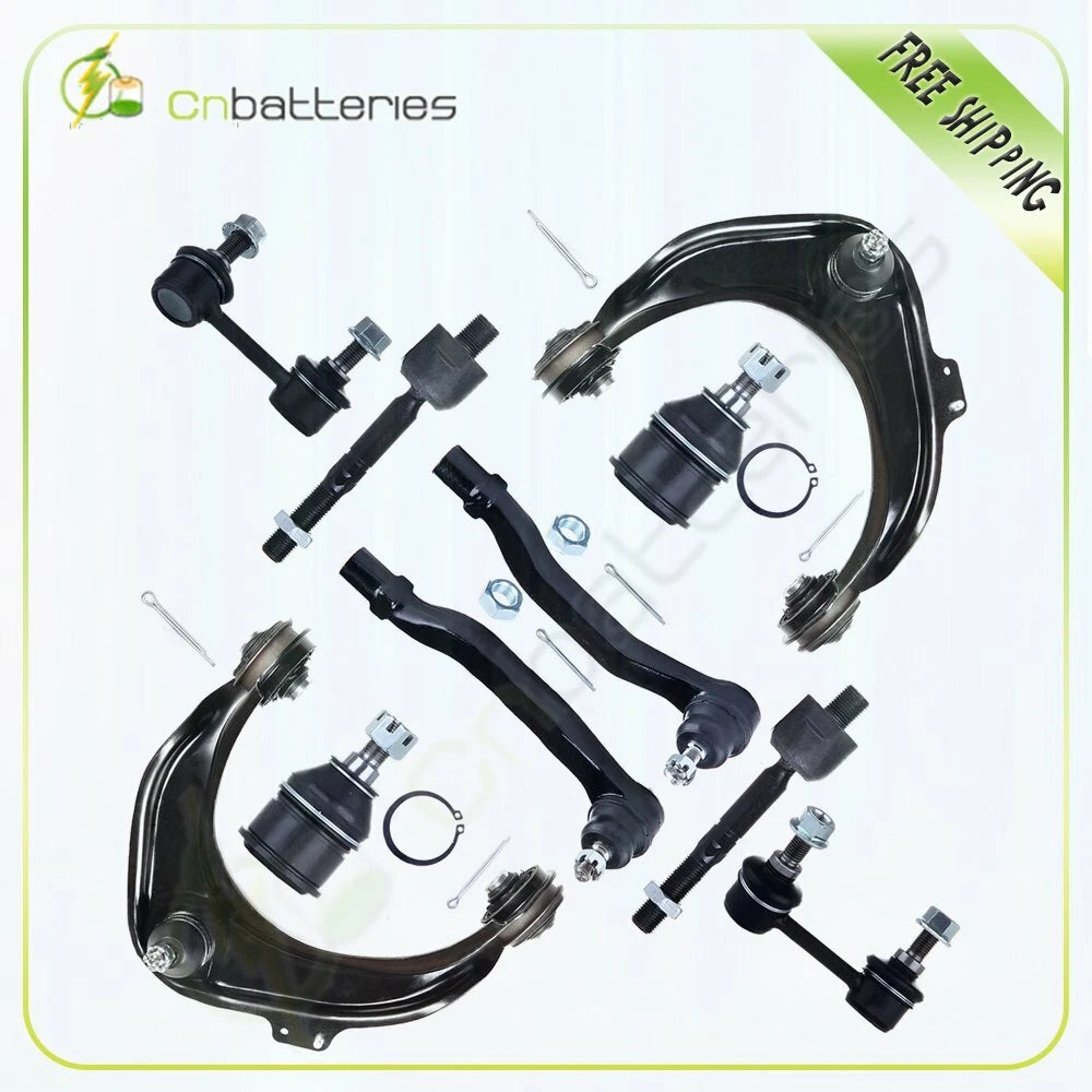 Set of 10 Upper Control Arms Tie Rods Ball Joints for Honda Accord Coupe