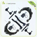 Set of 10 Upper Control Arms Tie Rods Ball Joints for Honda Accord Coupe