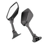 Black Left & Right Rearview Mirrors for KAWASAKI NINJA ZX6R (2009-2012)