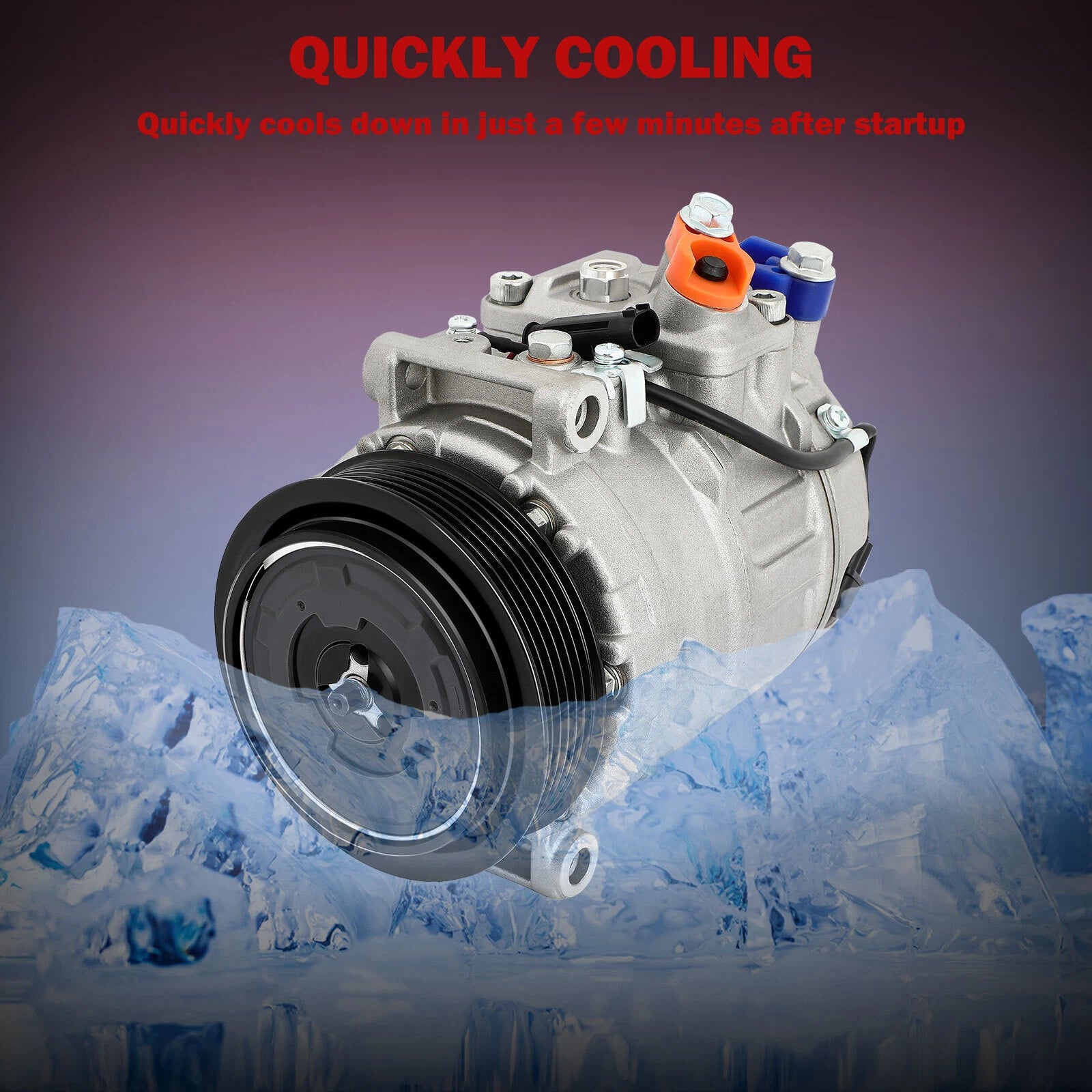 A/C Compressor for Mercedes-Benz C320 ML350 GL450 ML550 S550 E500 (2001-2010)