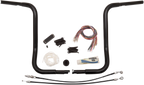 1-1/4" EZ Install Round Top Handlebar Kit for Harley Davidson (16")