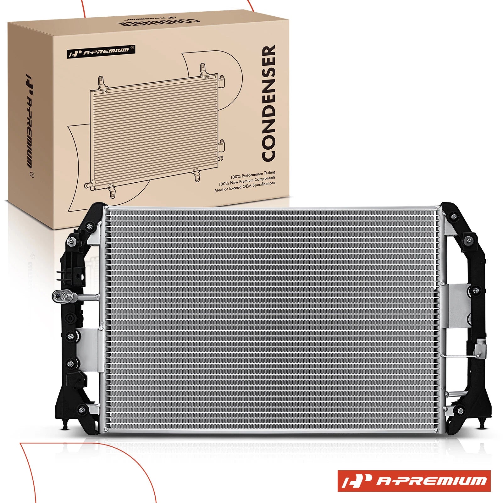 A/C Condenser with Bracket for Toyota Camry Solara Lexus ES300 (1997-2001)