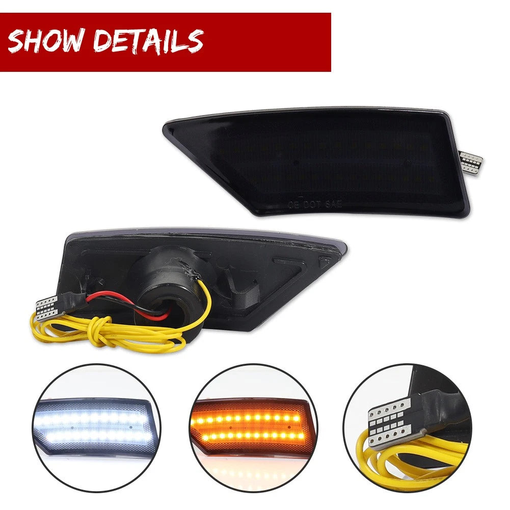 Switchback LED Side Marker Lights for Ford Ranger (2019–2022)
