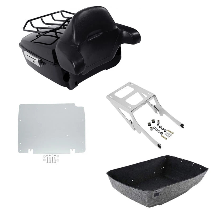 Trunk Backrest Rack Mount Plate for Harley Heritage Classic FLHC (2018–2023)
