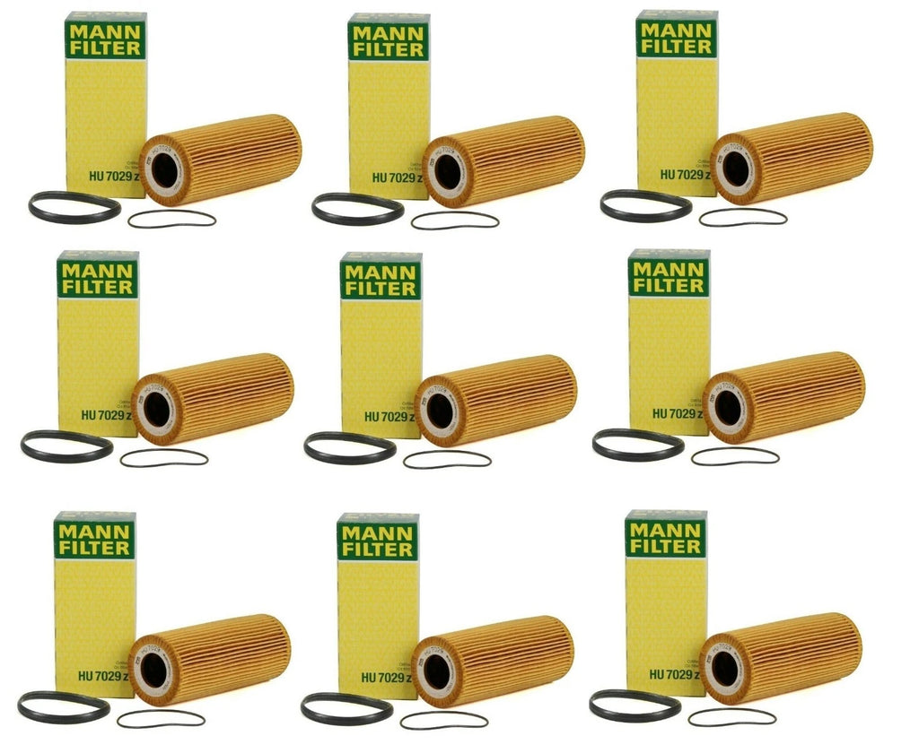 Set of 9 Engine Oil Filters for VW Touareg, Porsche Cayenne, Audi A4, A7, SQ5