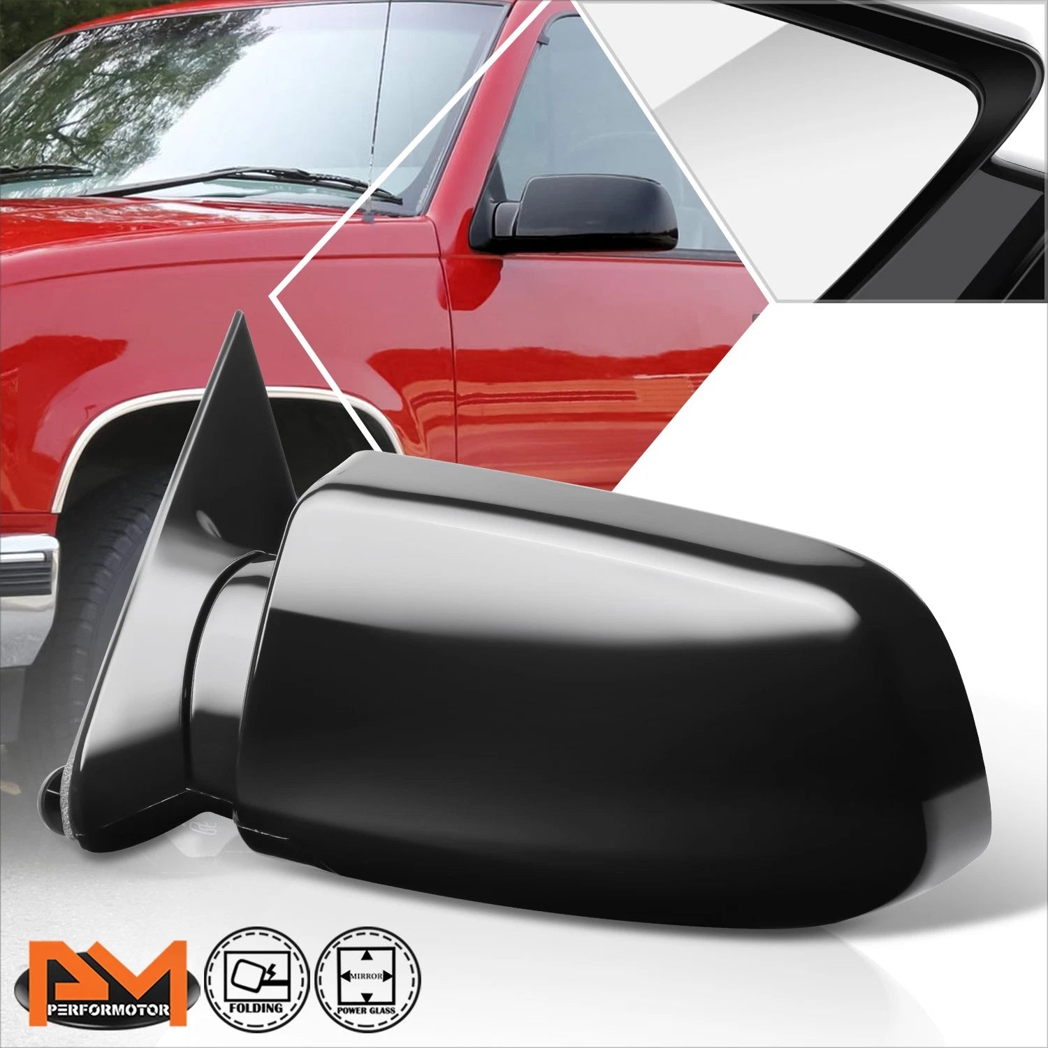 Left Side View Mirror for Blazer/S10/Jimmy/Sonoma (1994–1997)