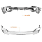 Front Bumper Face Bar for Chevy Silverado 1500 (2016–2019) Chrome w/o Fog Light Cutout